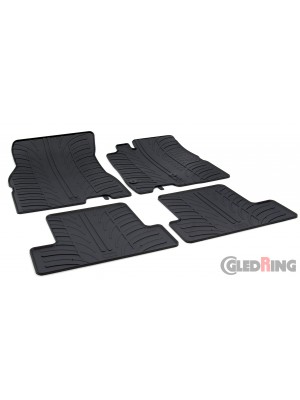 Original Gledring Passform Fußmatten Gummimatten 4 Tlg.+Fixing - HYUNDAI Kona SX2 Hybrid 01.2023-> (Automatik)